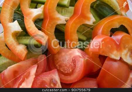 To use this stock image in your creative project, please select the size you need over to the right and click the "Add to Cart" button.
Your downloaded image will come with the Cutcaster watermark removed so don’t worry about the watermark you see on this page. Fresh Vegetables. stock photo, Fresh Vegetables. Tomatoes,pepper and other foodstuffs. by Yury Ponomarev