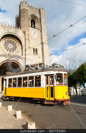 To use this stock image in your creative project, please select the size you need over to the right and click the "Add to Cart" button.
Your downloaded image will come with the Cutcaster watermark removed so don’t worry about the watermark you see on this page. Characteristic tram tour through the streets of Lisbon in Portug stock photo, Characteristic tram tour through the streets of Lisbon in Portugal by Sacha Ferrarelli