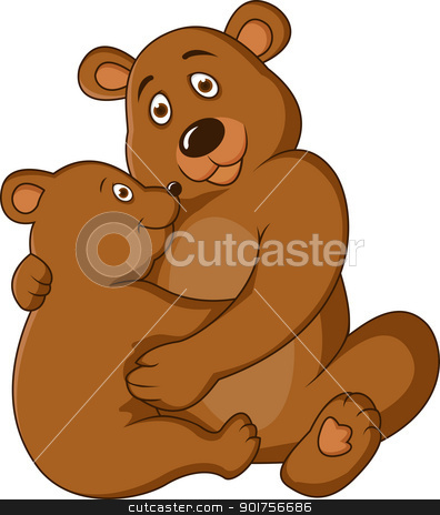 To use this stock image in your creative project, please select the size you need over to the right and click the "Add to Cart" button.
Your downloaded image will come with the Cutcaster watermark removed so don’t worry about the watermark you see on this page. Mother and baby bear stock vector clipart, Vector Illustration Of Mother and baby bear by Surya Zaidan