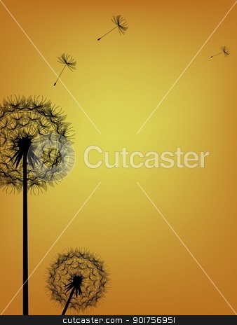 To use this stock image in your creative project, please select the size you need over to the right and click the "Add to Cart" button.
Your downloaded image will come with the Cutcaster watermark removed so don’t worry about the watermark you see on this page. Dandelion background stock vector clipart, Vector Illustration Of Dandelion background by Surya Zaidan