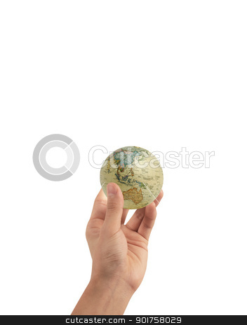 To use this stock image in your creative project, please select the size you need over to the right and click the "Add to Cart" button.
Your downloaded image will come with the Cutcaster watermark removed so don’t worry about the watermark you see on this page. Hand and globe stock photo, Hand and globe on the sky by Diana