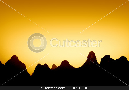 To use this stock image in your creative project, please select the size you need over to the right and click the "Add to Cart" button.
Your downloaded image will come with the Cutcaster watermark removed so don’t worry about the watermark you see on this page. silhouette of mountains stock photo, silhouette of mountains in sunset by szefei