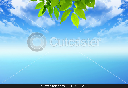 To use this stock image in your creative project, please select the size you need over to the right and click the "Add to Cart" button.
Your downloaded image will come with the Cutcaster watermark removed so don’t worry about the watermark you see on this page. Nature stock photo, Green nature on sky background by Diana