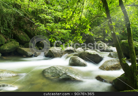To use this stock image in your creative project, please select the size you need over to the right and click the "Add to Cart" button.
Your downloaded image will come with the Cutcaster watermark removed so don’t worry about the watermark you see on this page. mountain river stock photo, A mountain river with sunbeam. by szefei
