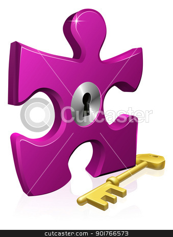 To use this stock image in your creative project, please select the size you need over to the right and click the "Add to Cart" button.
Your downloaded image will come with the Cutcaster watermark removed so don’t worry about the watermark you see on this page. Lock and key jigsaw piece stock vector clipart, Illustration of locked jigsaw piece. Business concept for problem solving or other by Christos Georghiou