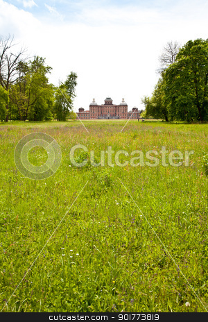 To use this stock image in your creative project, please select the size you need over to the right and click the "Add to Cart" button.
Your downloaded image will come with the Cutcaster watermark removed so don’t worry about the watermark you see on this page. Royal garden stock photo, Italy - Racconigi Royal Palace. The green garden of the Palace during spring season by Perseomedusa