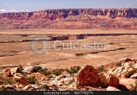 To use this stock image in your creative project, please select the size you need over to the right and click the "Add to Cart" button.
Your downloaded image will come with the Cutcaster watermark removed so don’t worry about the watermark you see on this page. Red Mesa Grand Canyon Arizona stock photo, Red Mesa Rock Grand Canyon Arizona. This view is of Grand Canyon north from top/ by William Perry