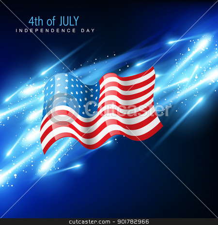 To use this stock image in your creative project, please select the size you need over to the right and click the "Add to Cart" button.
Your downloaded image will come with the Cutcaster watermark removed so don’t worry about the watermark you see on this page. american flag vector stock vector clipart, american flag with glowing blue background by pinnacleanimates