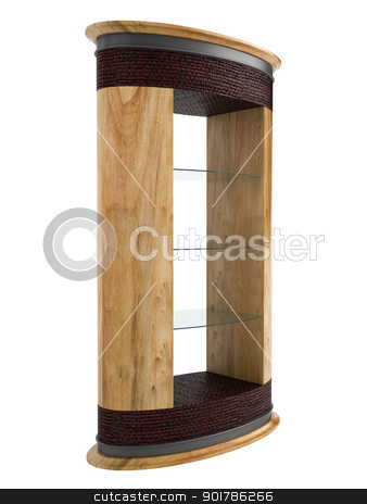 To use this stock image in your creative project, please select the size you need over to the right and click the "Add to Cart" button.
Your downloaded image will come with the Cutcaster watermark removed so don’t worry about the watermark you see on this page. Wooden rack stock photo, Wooden rack with glass shelves isolated on white background by Nmorozova