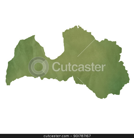 To use this stock image in your creative project, please select the size you need over to the right and click the "Add to Cart" button.
Your downloaded image will come with the Cutcaster watermark removed so don’t worry about the watermark you see on this page. Latvia map on green paper stock photo, Latvia map in old green paper isolated on white background. by Martin Crowdy