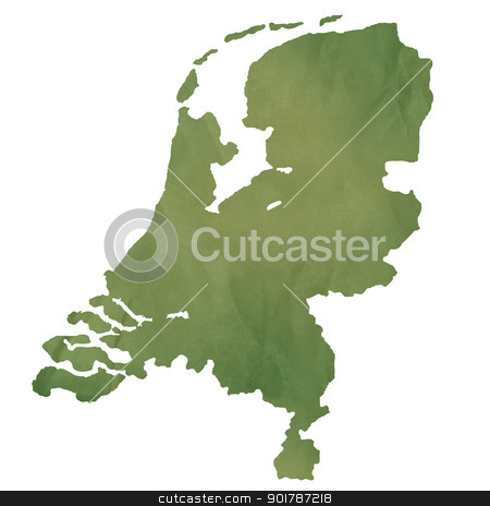To use this stock image in your creative project, please select the size you need over to the right and click the "Add to Cart" button.
Your downloaded image will come with the Cutcaster watermark removed so don’t worry about the watermark you see on this page. Netherlands map on green paper stock photo, Netherlands map in old green paper isolated on white background. by Martin Crowdy
