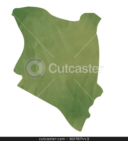 To use this stock image in your creative project, please select the size you need over to the right and click the "Add to Cart" button.
Your downloaded image will come with the Cutcaster watermark removed so don’t worry about the watermark you see on this page. Old green paper map of Kenya stock photo, Old green paper map of Kenya isolated on white background by Martin Crowdy