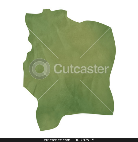 To use this stock image in your creative project, please select the size you need over to the right and click the "Add to Cart" button.
Your downloaded image will come with the Cutcaster watermark removed so don’t worry about the watermark you see on this page. Old green paper map of Ivory Coast stock photo, Old green paper map of Ivory Coast isolated on white background by Martin Crowdy