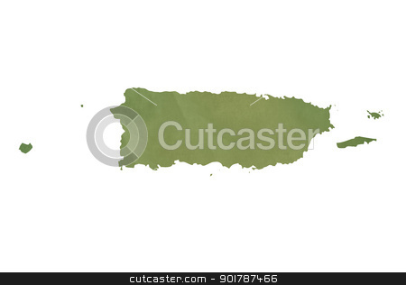To use this stock image in your creative project, please select the size you need over to the right and click the "Add to Cart" button.
Your downloaded image will come with the Cutcaster watermark removed so don’t worry about the watermark you see on this page. Old green paper map of Puerto Rico stock photo, Old green paper map of Puerto Rico isolated on white background by Martin Crowdy