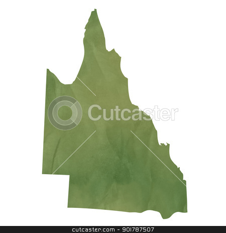 To use this stock image in your creative project, please select the size you need over to the right and click the "Add to Cart" button.
Your downloaded image will come with the Cutcaster watermark removed so don’t worry about the watermark you see on this page. Queensland map on green paper stock photo, Queensland map in old green paper isolated on white background. by Martin Crowdy