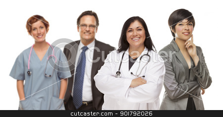 To use this stock image in your creative project, please select the size you need over to the right and click the "Add to Cart" button.
Your downloaded image will come with the Cutcaster watermark removed so don’t worry about the watermark you see on this page. Group of Medical and Business People on White stock photo, Small Group of Medical and Business People Isolated on a White Background. by Andy Dean
