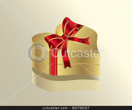 To use this stock image in your creative project, please select the size you need over to the right and click the "Add to Cart" button.
Your downloaded image will come with the Cutcaster watermark removed so don’t worry about the watermark you see on this page. heart gift box stock vector clipart, Closed box with a heart-shaped form and ribbon by monicaodo