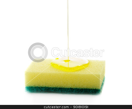 To use this stock image in your creative project, please select the size you need over to the right and click the "Add to Cart" button.
Your downloaded image will come with the Cutcaster watermark removed so don’t worry about the watermark you see on this page. Dish Sponge stock photo, Liquid soap being poured on a dish sponge. by Richard Nelson