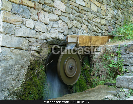 To use this stock image in your creative project, please select the size you need over to the right and click the "Add to Cart" button.
Your downloaded image will come with the Cutcaster watermark removed so don’t worry about the watermark you see on this page. Old turbine stock photo, by Konstantin Iliev