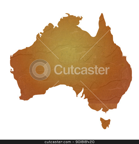 To use this stock image in your creative project, please select the size you need over to the right and click the "Add to Cart" button.
Your downloaded image will come with the Cutcaster watermark removed so don’t worry about the watermark you see on this page. Textured map of Australia stock photo, Australia map with brown rock or stone texture, isolated on white background with clipping path. by Martin Crowdy