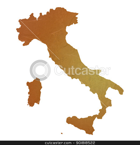 To use this stock image in your creative project, please select the size you need over to the right and click the "Add to Cart" button.
Your downloaded image will come with the Cutcaster watermark removed so don’t worry about the watermark you see on this page. Textured map of Italy stock photo, Textured map of Italy map with brown rock or stone texture, isolated on white background with clipping path. by Martin Crowdy