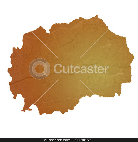 To use this stock image in your creative project, please select the size you need over to the right and click the "Add to Cart" button.
Your downloaded image will come with the Cutcaster watermark removed so don’t worry about the watermark you see on this page. Textured map of Macedonia stock photo, Textured map of Macedonia map with brown rock or stone texture, isolated on white background with clipping path. by Martin Crowdy