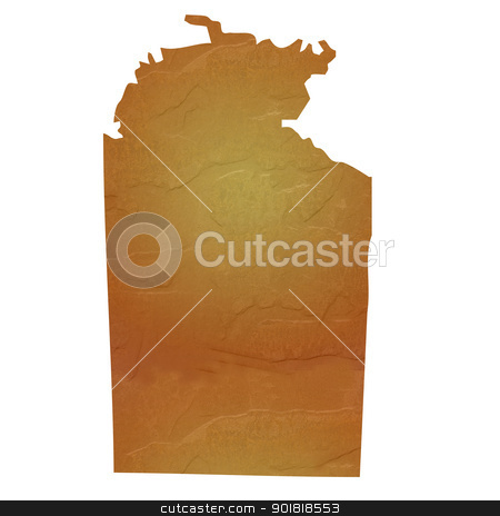 To use this stock image in your creative project, please select the size you need over to the right and click the "Add to Cart" button.
Your downloaded image will come with the Cutcaster watermark removed so don’t worry about the watermark you see on this page. Textured map of Northern Territory Australia stock photo, Northern Territory Australia map with brown rock or stone texture, isolated on white background with clipping path. by Martin Crowdy