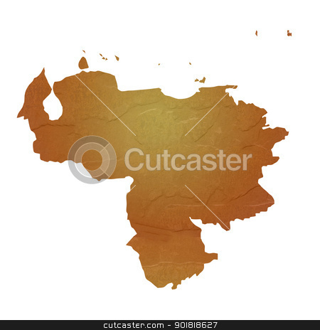 To use this stock image in your creative project, please select the size you need over to the right and click the "Add to Cart" button.
Your downloaded image will come with the Cutcaster watermark removed so don’t worry about the watermark you see on this page. Textured map of Venezuela stock photo, Textured map of Venezuela map with brown rock or stone texture, isolated on white background with clipping path. by Martin Crowdy