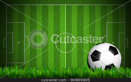 To use this stock image in your creative project, please select the size you need over to the right and click the "Add to Cart" button.
Your downloaded image will come with the Cutcaster watermark removed so don’t worry about the watermark you see on this page. football in green grass on white background stock photo, football in green grass on white background by jakgree