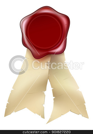 To use this stock image in your creative project, please select the size you need over to the right and click the "Add to Cart" button.
Your downloaded image will come with the Cutcaster watermark removed so don’t worry about the watermark you see on this page. Blank Red Wax Seal and Ribbons stock vector clipart, Red wax seal with long scroll ribbons, space in the centre for your design elements or text
by Christos Georghiou