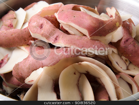To use this stock image in your creative project, please select the size you need over to the right and click the "Add to Cart" button.
Your downloaded image will come with the Cutcaster watermark removed so don’t worry about the watermark you see on this page. Potato Peels stock photo, Composting potato peels background. by Richard Nelson