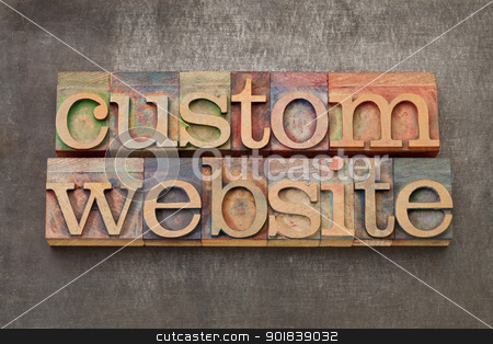 To use this stock image in your creative project, please select the size you need over to the right and click the "Add to Cart" button.
Your downloaded image will come with the Cutcaster watermark removed so don’t worry about the watermark you see on this page. custom website stock photo, custom website - text in vintage letterpress printing blocks against a grunge metal sheet by Marek Uliasz