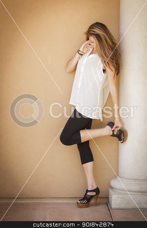 To use this stock image in your creative project, please select the size you need over to the right and click the "Add to Cart" button.
Your downloaded image will come with the Cutcaster watermark removed so don’t worry about the watermark you see on this page. Attractive Mixed Race Girl Portrait stock photo, Attractive Mixed Race Girl Portrait Outdoors Standing Against Wall. by Andy Dean