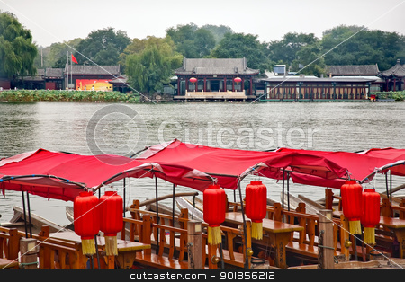 To use this stock image in your creative project, please select the size you need over to the right and click the "Add to Cart" button.
Your downloaded image will come with the Cutcaster watermark removed so don’t worry about the watermark you see on this page. Red Boats Houhai Lake Beijing, China stock photo, Red Boats Houhai Lake Beijing, China. Houhai Lake is the old swimming hole in Beijing and is now surrounded by bars and restaurants. by William Perry