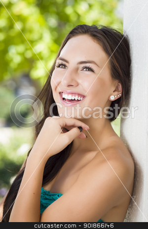 To use this stock image in your creative project, please select the size you need over to the right and click the "Add to Cart" button.
Your downloaded image will come with the Cutcaster watermark removed so don’t worry about the watermark you see on this page. Attractive Mixed Race Girl Portrait stock photo, Attractive Mixed Race Girl Portrait Outdoors. by Andy Dean