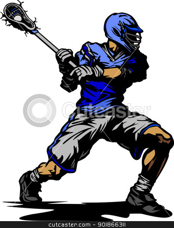 To use this stock image in your creative project, please select the size you need over to the right and click the "Add to Cart" button.
Your downloaded image will come with the Cutcaster watermark removed so don’t worry about the watermark you see on this page. Vector Illustration of a Lacrosse Player stock vector clipart, Lacrosse Player Cradling Ball Vector Illustration by chromaco