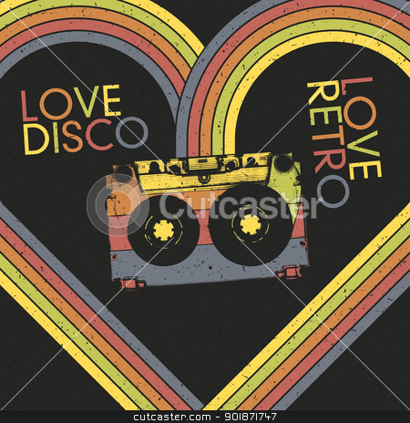 To use this stock image in your creative project, please select the size you need over to the right and click the "Add to Cart" button.
Your downloaded image will come with the Cutcaster watermark removed so don’t worry about the watermark you see on this page. Love Disco, Love Retro. Vintage poster design template, vector, stock vector clipart, Love Disco, Love Retro. Vintage poster design template, vector, EPS10 by pashabo