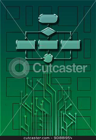 To use this stock image in your creative project, please select the size you need over to the right and click the "Add to Cart" button.
Your downloaded image will come with the Cutcaster watermark removed so don’t worry about the watermark you see on this page. Empty flow chart diagram stock photo, Empty flow chart diagram use for programming by Anatolii Vasilev