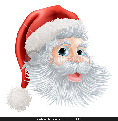 To use this stock image in your creative project, please select the size you need over to the right and click the "Add to Cart" button.
Your downloaded image will come with the Cutcaster watermark removed so don’t worry about the watermark you see on this page. Happy Christmas Santa face stock vector clipart, Illustration of a happy cartoon Christmas Santa face by Christos Georghiou