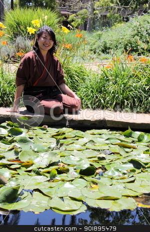 To use this stock image in your creative project, please select the size you need over to the right and click the "Add to Cart" button.
Your downloaded image will come with the Cutcaster watermark removed so don’t worry about the watermark you see on this page. japanese women stock photo, portrait of a Japanese woman with traditional clothing by Henrik Lehnerer