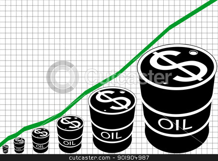 To use this stock image in your creative project, please select the size you need over to the right and click the "Add to Cart" button.
Your downloaded image will come with the Cutcaster watermark removed so don’t worry about the watermark you see on this page. The graph of oil production stock vector clipart, Schedule of sales of petroleum products. Black and white illustration. by Sergey Skryl