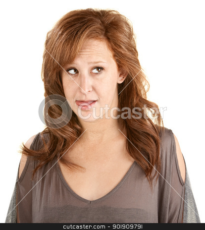 To use this stock image in your creative project, please select the size you need over to the right and click the "Add to Cart" button.
Your downloaded image will come with the Cutcaster watermark removed so don’t worry about the watermark you see on this page. Lady Looking and Licking Lips stock photo, Woman licking lips and looking over on isolated packground by Scott Griessel