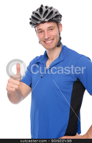 To use this stock image in your creative project, please select the size you need over to the right and click the "Add to Cart" button.
Your downloaded image will come with the Cutcaster watermark removed so don’t worry about the watermark you see on this page. Rider stock photo, Full isolated studio picture from a young biker by Picturehunter