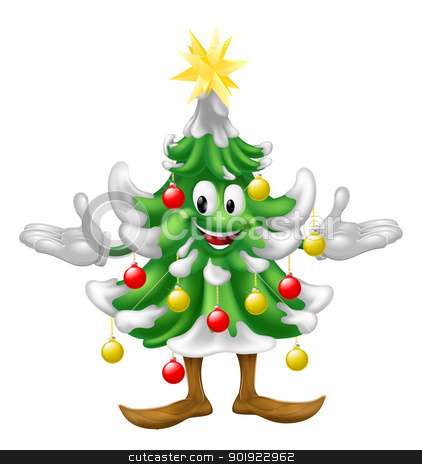 To use this stock image in your creative project, please select the size you need over to the right and click the "Add to Cart" button.
Your downloaded image will come with the Cutcaster watermark removed so don’t worry about the watermark you see on this page. Decorated Christmas Tree man stock vector clipart, A decorated cartoon Christmas tree man with baubles and a star on top by Christos Georghiou