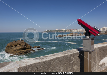 To use this stock image in your creative project, please select the size you need over to the right and click the "Add to Cart" button.
Your downloaded image will come with the Cutcaster watermark removed so don’t worry about the watermark you see on this page. Sea in Biarritz, Aquitaine, France stock photo, Sea in Biarritz, Aquitaine, France by B.F.