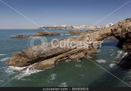 To use this stock image in your creative project, please select the size you need over to the right and click the "Add to Cart" button.
Your downloaded image will come with the Cutcaster watermark removed so don’t worry about the watermark you see on this page. Sea in Biarritz, Aquitaine, France stock photo, Sea in Biarritz, Aquitaine, France by B.F.
