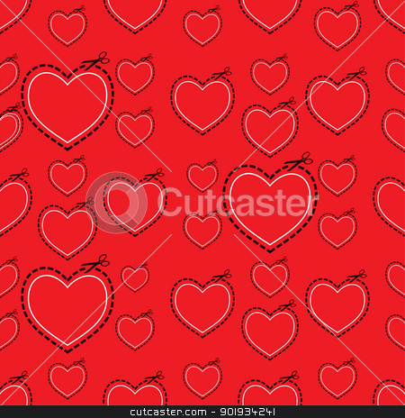 To use this stock image in your creative project, please select the size you need over to the right and click the "Add to Cart" button.
Your downloaded image will come with the Cutcaster watermark removed so don’t worry about the watermark you see on this page. Red love heart template stock vector clipart, Red seamless love heart background ideal tile template by Michael Travers