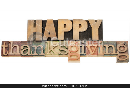 To use this stock image in your creative project, please select the size you need over to the right and click the "Add to Cart" button.
Your downloaded image will come with the Cutcaster watermark removed so don’t worry about the watermark you see on this page. Happy Thanksgiving in wood type stock photo, Happy Thanksgiving - isolated text in vintage wood letterpress printing blocks by Marek Uliasz
