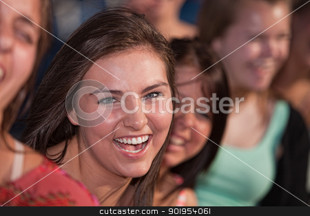 To use this stock image in your creative project, please select the size you need over to the right and click the "Add to Cart" button.
Your downloaded image will come with the Cutcaster watermark removed so don’t worry about the watermark you see on this page. Laughing Female Youth stock photo, Close up of laughing Caucasian teenage girls outdoors by Scott Griessel