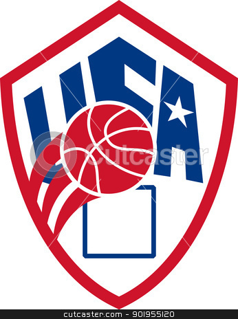 To use this stock image in your creative project, please select the size you need over to the right and click the "Add to Cart" button.
Your downloaded image will come with the Cutcaster watermark removed so don’t worry about the watermark you see on this page. United States USA American Basketball Ball Shield stock vector clipart, Illustration of a United States basketball ball with American star and words USA set inside backboard shield on isolated white background.
by patrimonio